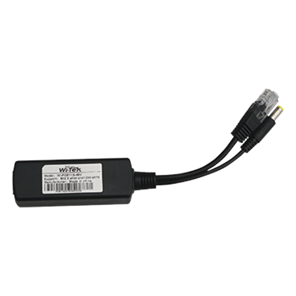 Splitter PoE WI-TEK / Entrada 802.3af/at hasta 30W / Salida 12 Vcc 2A (24W) / Para cámaras IP sin PoE - Imagen 2