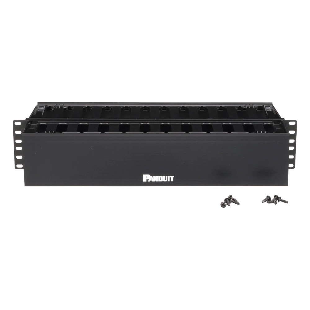 Organizador de Cables Horizontal PatchLink, Doble (Frontal y Posterior), Para Rack de 19in, 2UR - Imagen 2