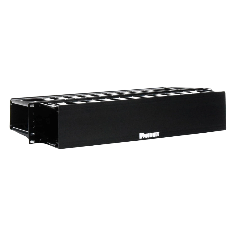 Organizador de Cables Horizontal PatchLink, Doble (Frontal y Posterior), Para Rack de 19in, 2UR - Imagen 4