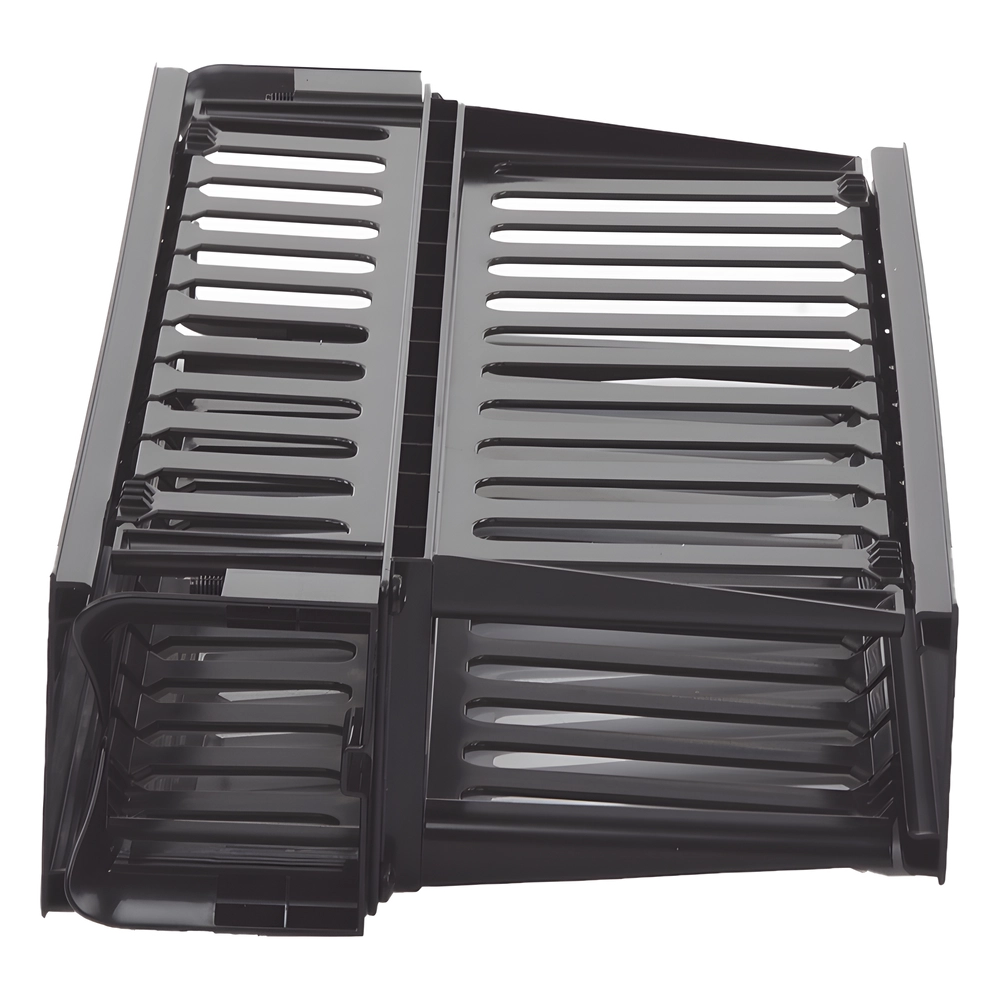 Organizador de Cables Horizontal PatchLink, Doble (Frontal y Posterior), Con Tapa Extendida, Para Rack de 19in, 2UR - Imagen 4