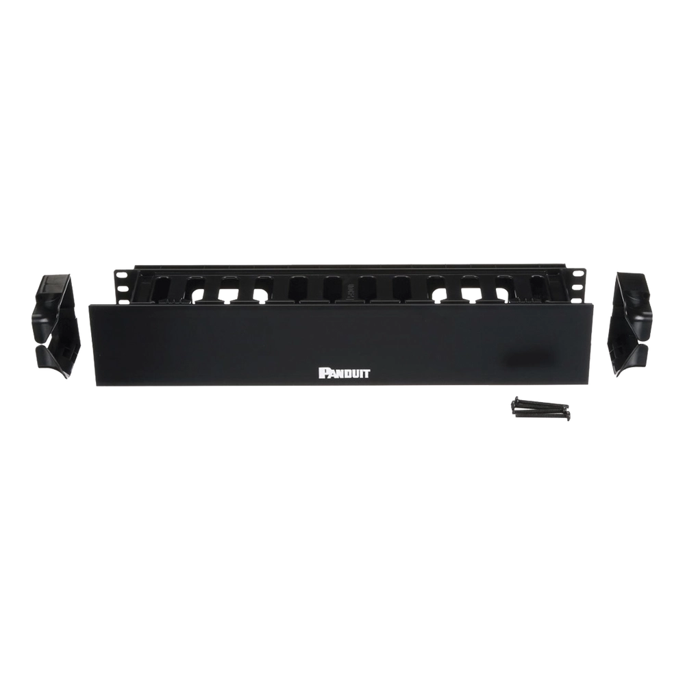 Organizador de Cables Horizontal PatchLink, Sencillo (Solo Frontal), Con Tapa Extendida, Para Rack de 19in, 2UR - Imagen 2