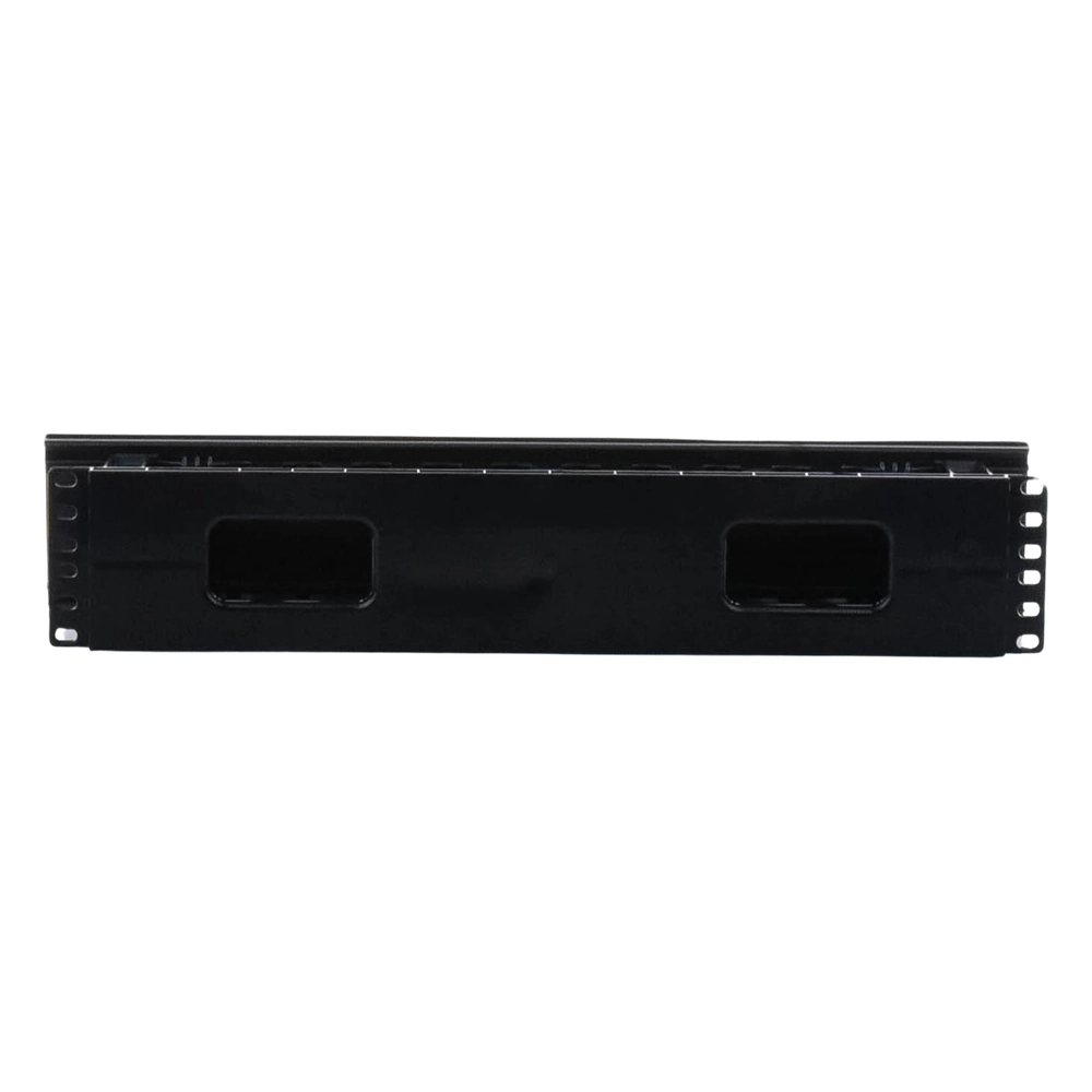 Organizador de Cables Horizontal PatchLink, Sencillo (Solo Frontal), Con Tapa Extendida, Para Rack de 19in, 2UR - Imagen 4