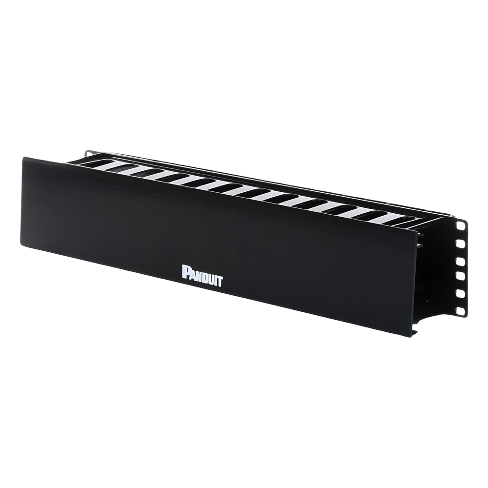 Organizador de Cables Horizontal PatchLink, Sencillo (Solo Frontal), Con Tapa Extendida, Para Rack de 19in, 2UR - Imagen 5