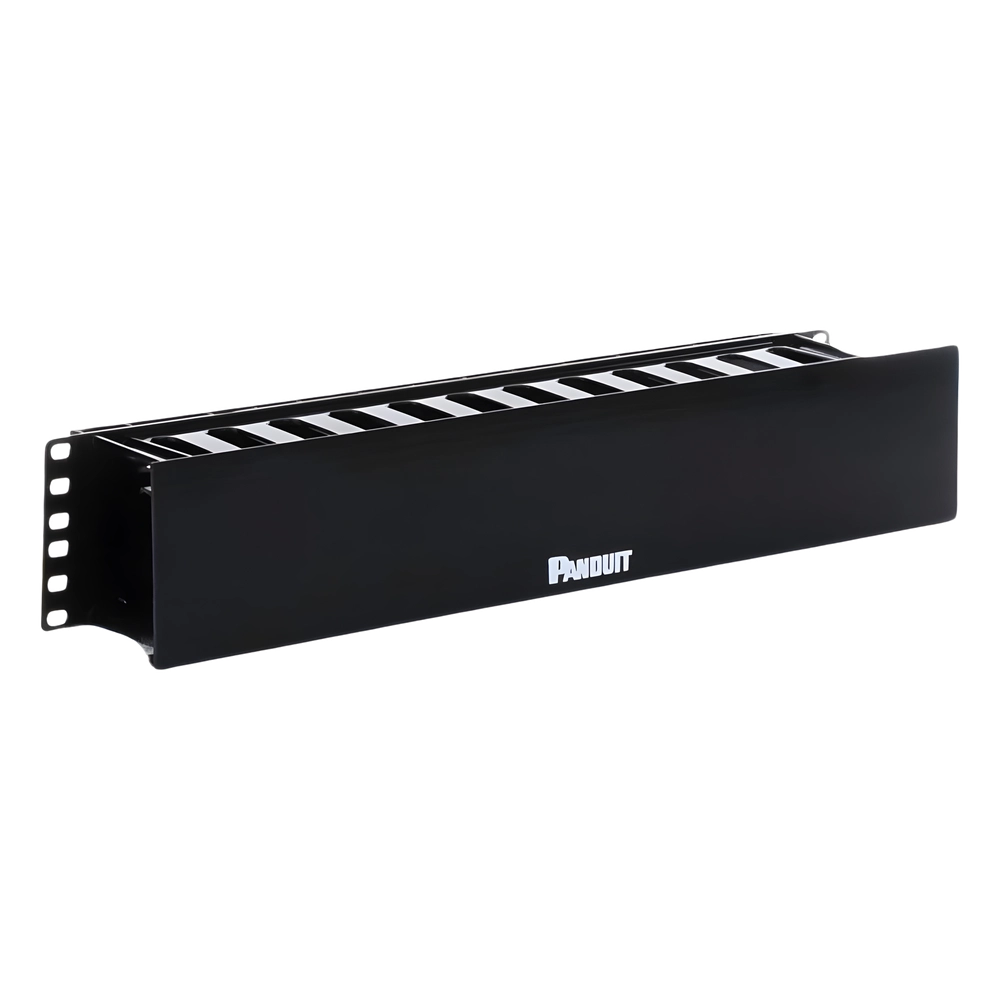 Organizador de Cables Horizontal PatchLink, Sencillo (Solo Frontal), Con Tapa Extendida, Para Rack de 19in, 2UR - Imagen 6