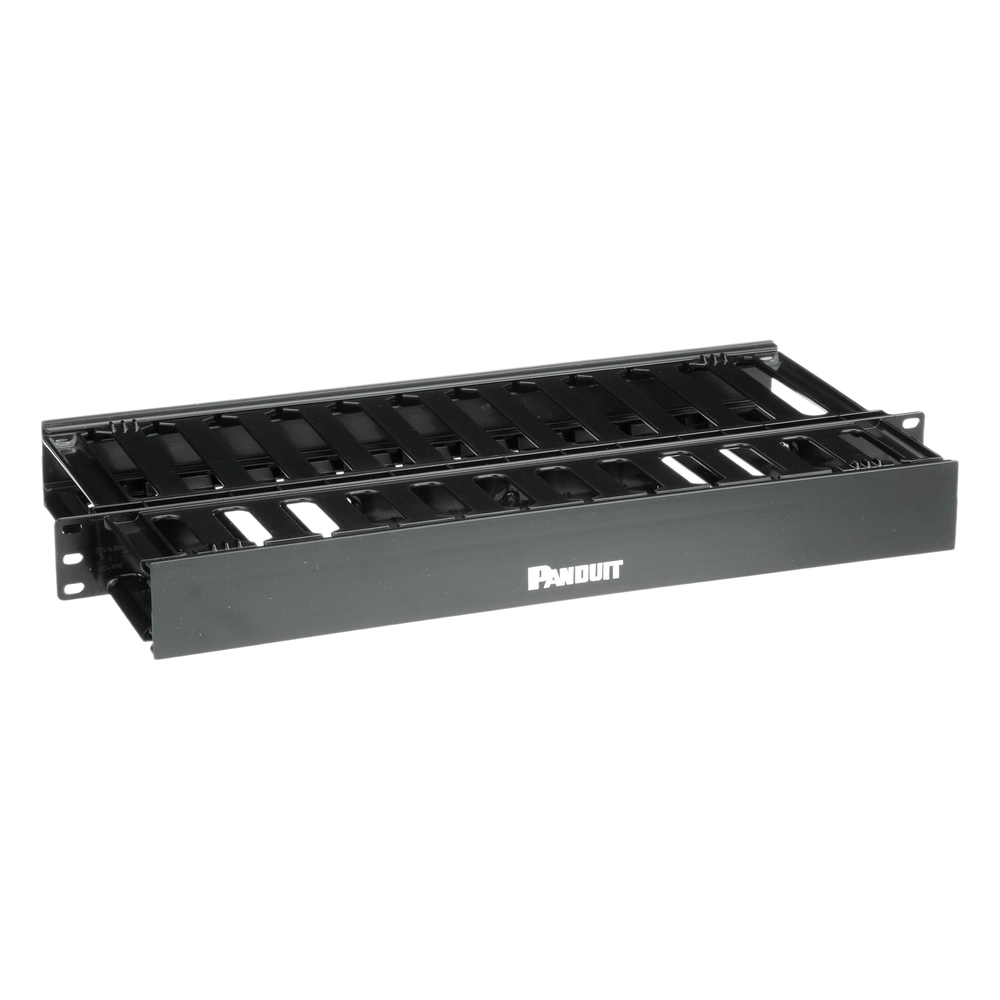 Organizador de Cables Horizontal PatchLink, Doble (Frontal y Posterior), Para Rack de 19in, 1UR - Imagen 2