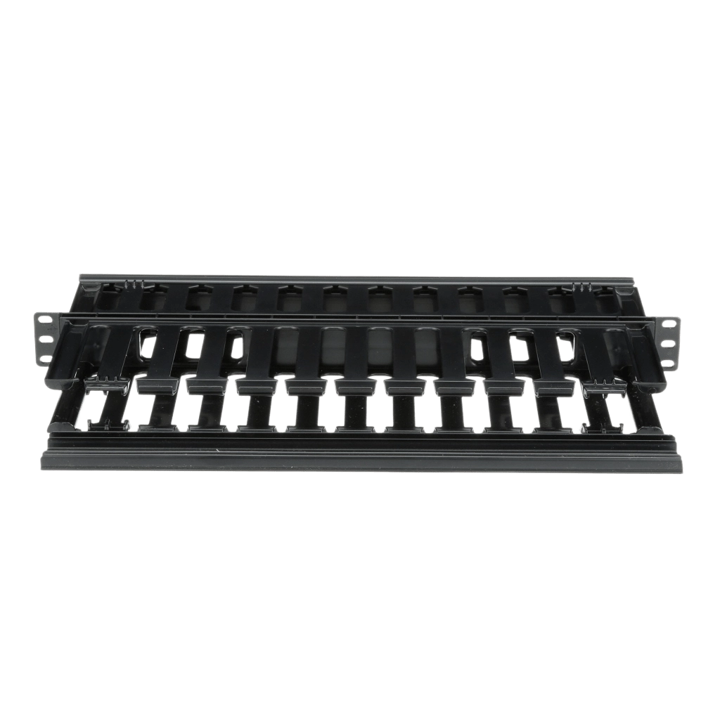 Organizador de Cables Horizontal PatchLink, Doble (Frontal y Posterior), Para Rack de 19in, 1UR - Imagen 4