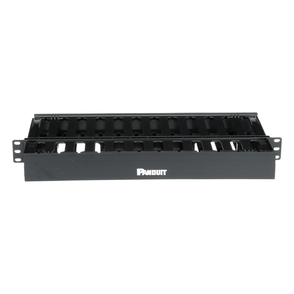 Organizador de Cables Horizontal PatchLink, Doble (Frontal y Posterior), Para Rack de 19in, 1UR
