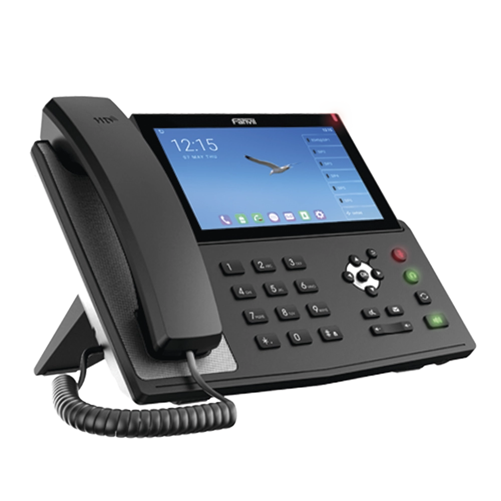 Teléfono IP Android Empresarial para 20 lineas SIP, pantalla táctil, Wi-Fi y Bluetooth, PoE, hasta 112 botones DSS, puertos Gigabit, soporta recepción de video. - Imagen 4