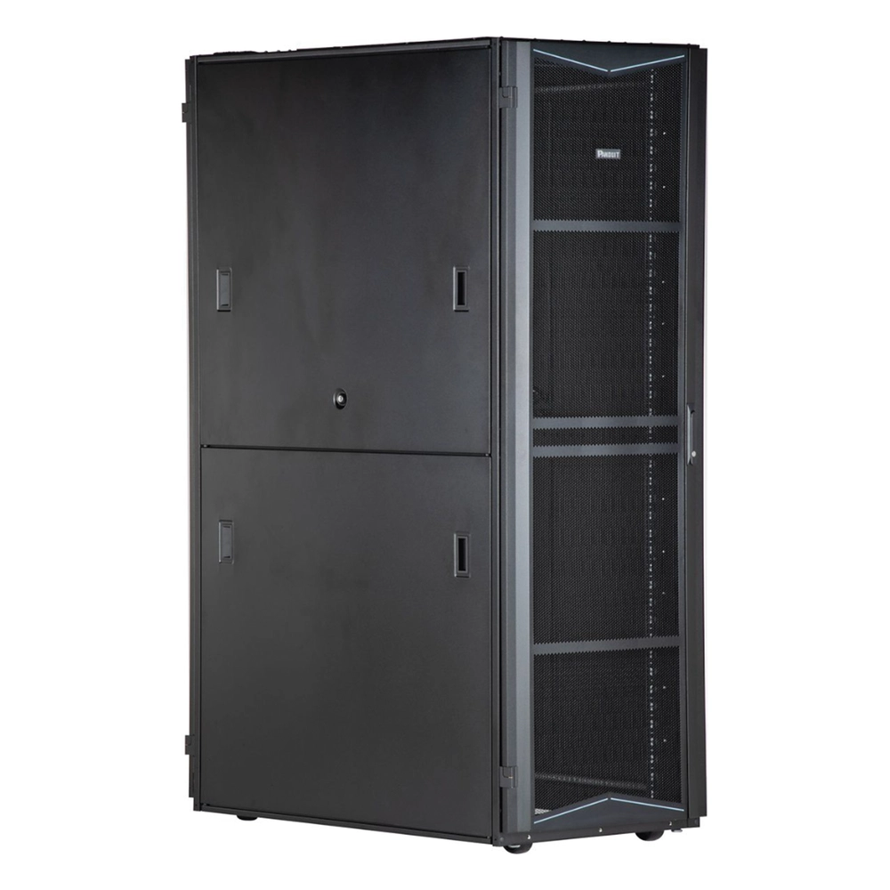 Gabinete FlexFusion para Centros de Datos, 45 UR, 600 mm de Ancho, 1070 mm de Profundidad, Fabricado en Acero, Color Negro - Imagen 3
