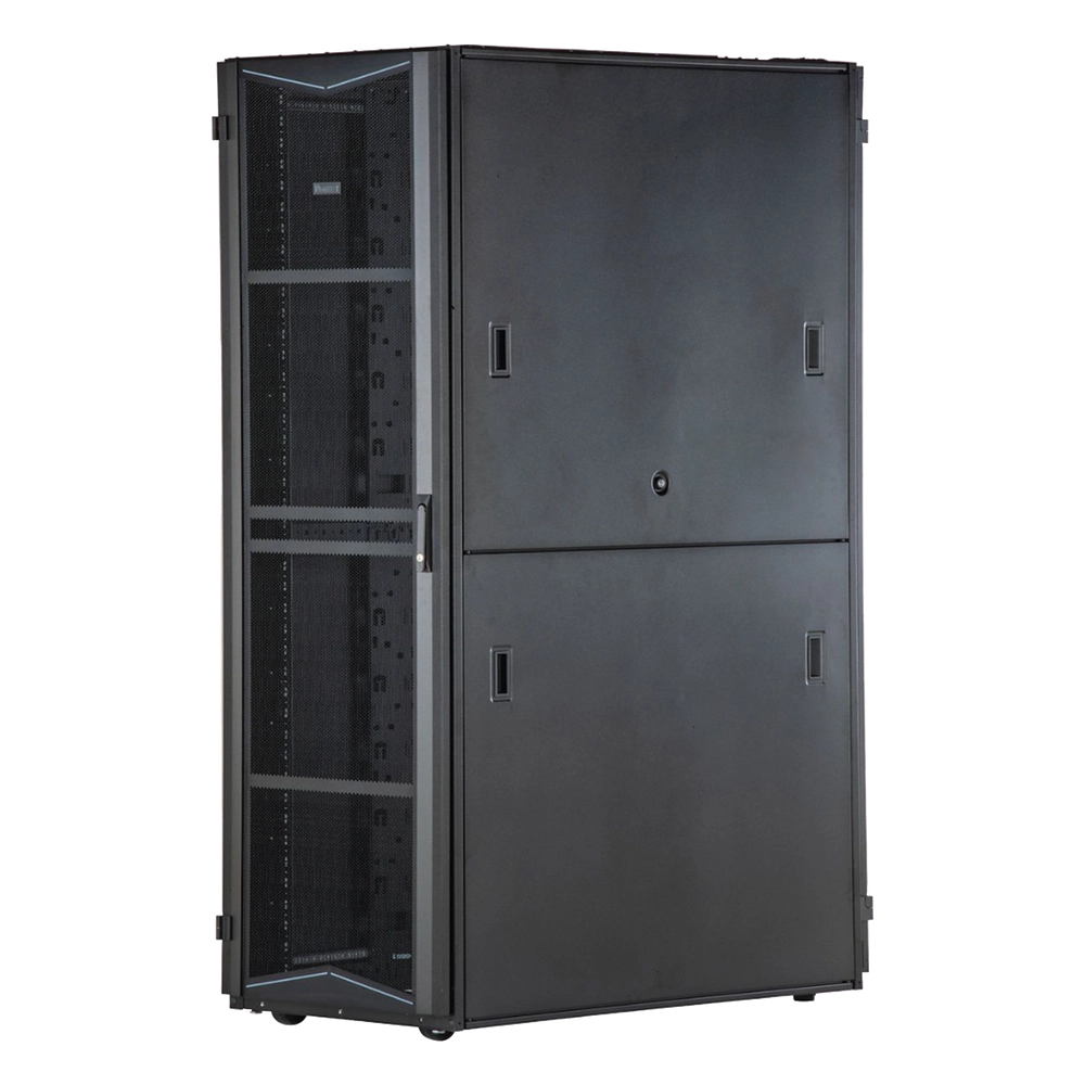 Gabinete FlexFusion para Centros de Datos, 45 UR, 600 mm de Ancho, 1070 mm de Profundidad, Fabricado en Acero, Color Negro