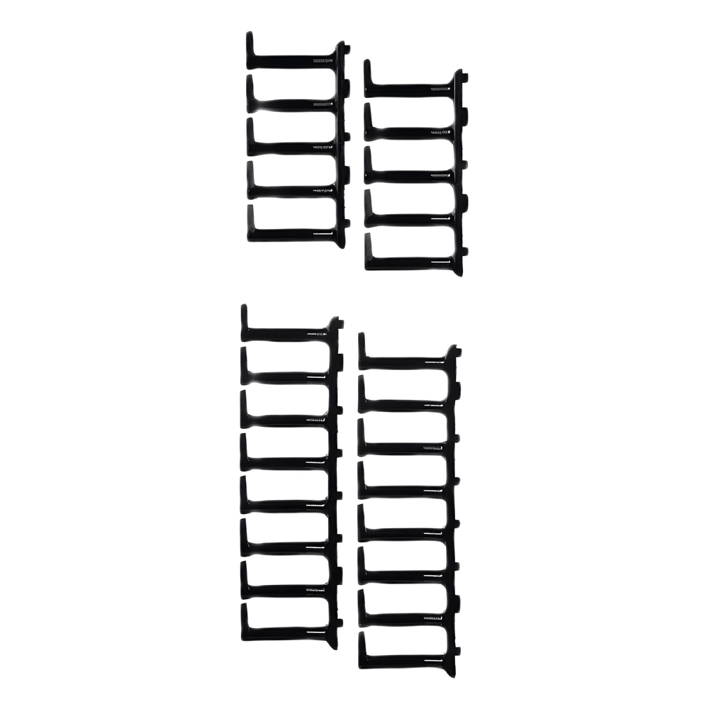 Kit de Dedos Para Administración de Cables en Gabinetes FlexFusion™ Light, de 48 UR, Dedos de 100 mm de Longitud, Color Negro