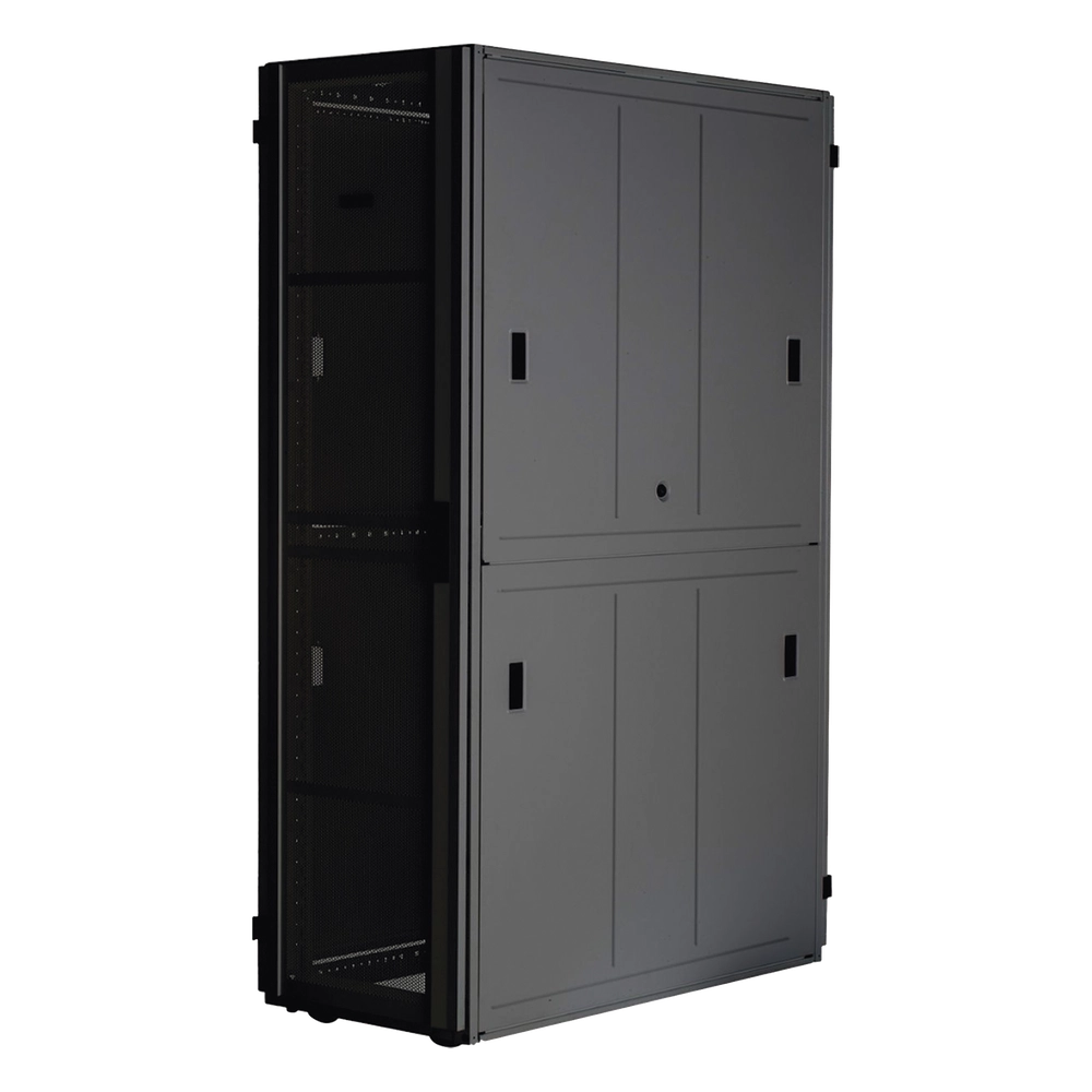Gabinete FlexFusion™ XGL (Light) para Centros de Datos, 42 UR, 800 mm de Ancho, 1070 mm de Profundidad, Fabricado en Acero, Color Negro