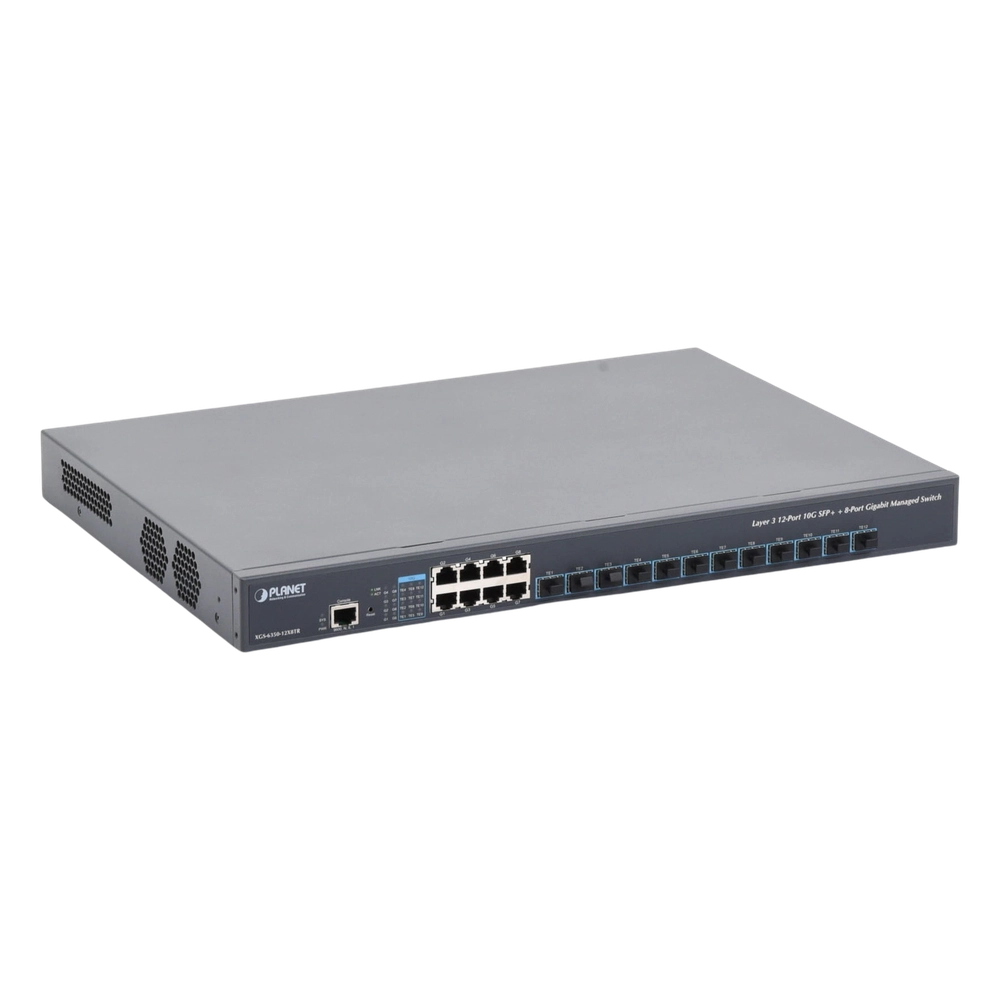 Switch Administrable Capa 3, 12 Puertos SFP de 10G, 8 Puertos 10/100/1000T, Con Alimentación Redundante (2 Fuentes de Alimentación AC). - Imagen 3