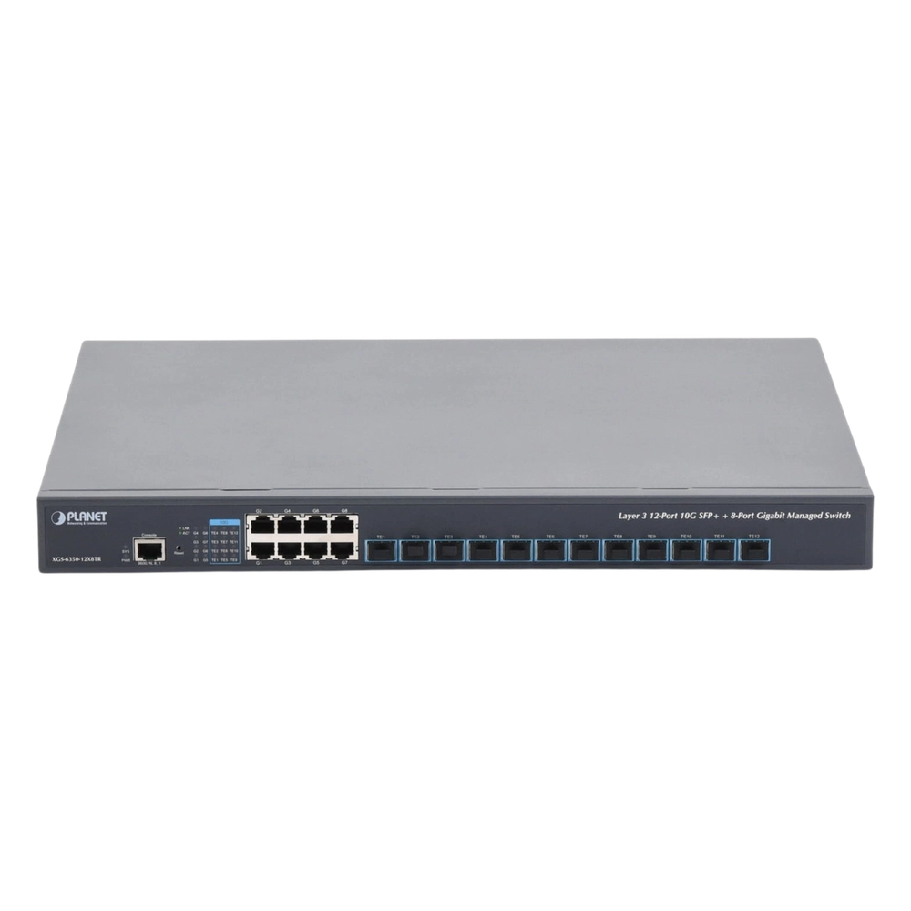 Switch Administrable Capa 3, 12 Puertos SFP de 10G, 8 Puertos 10/100/1000T, Con Alimentación Redundante (2 Fuentes de Alimentación AC). - Imagen 4