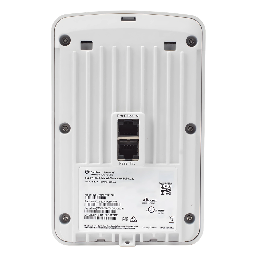 Punto de Acceso Empresarial Wi-Fi 6 / Con diseño para Pared / 3 Puertos Gigabit (1 con Salida PoE) / Doble banda en ( 2.4 y 5 GHz) / Hasta 2.5 Gbps / Gestión desde la Nube / Alimentación PoE af - Imagen 3